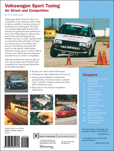 Volkswagen Sport Tuning for Street and Competition
