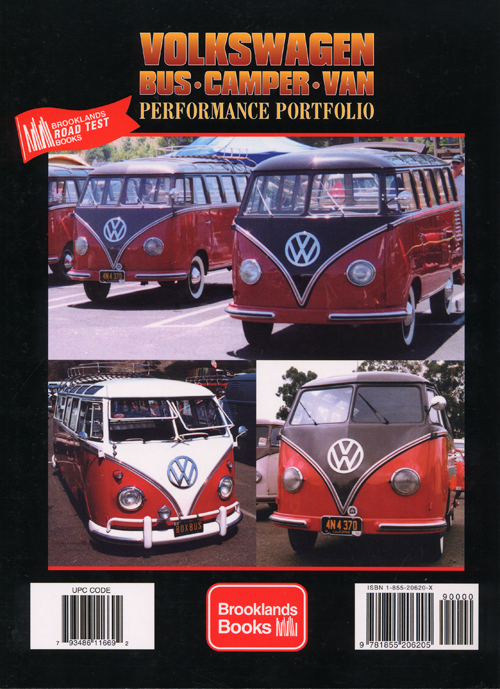 Volkswagen Bus, Camper, Van Performance Portfolio - 1954-1967? back cover
