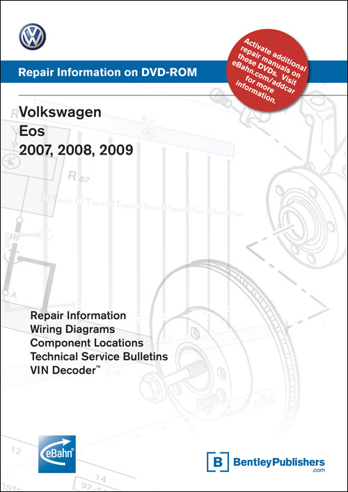 Volkswagen Eos: 2007 Repair Manual on DVD-ROM front cover