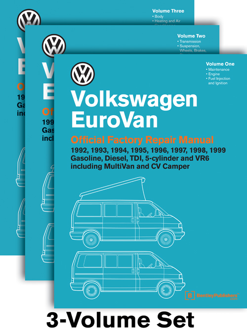 Volkswagen EuroVan Repair Manual: 1992-1999 front cover