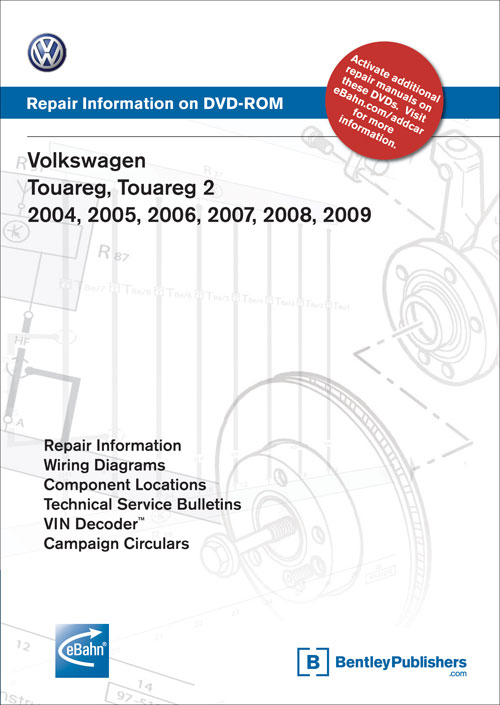 Volkswagen Touareg: 2004-2007 Repair Manual on DVD-ROM front cover