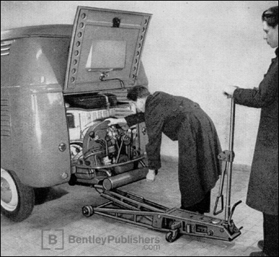 Engine Removal and Installation, Excerpted from Volkswagen Transporter Workshop Manual: 1950-1962, Section M, Engine and Clutch