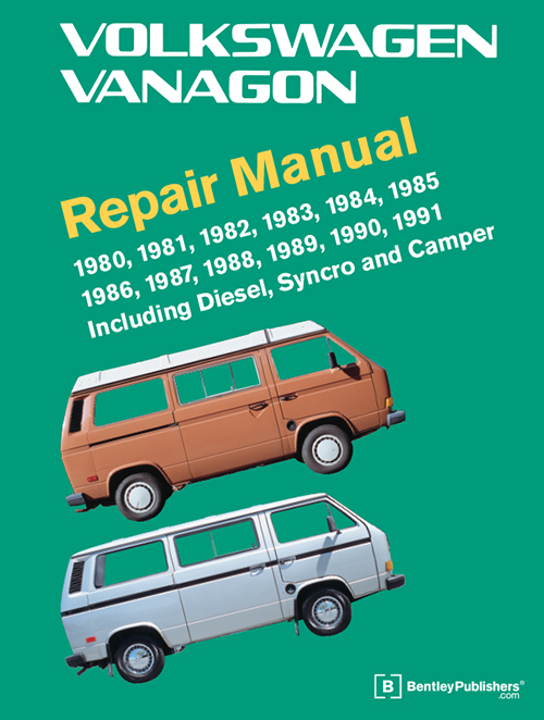 Volkswagen Vanagon Official Factory Repair Manual: 1980-1991 front cover